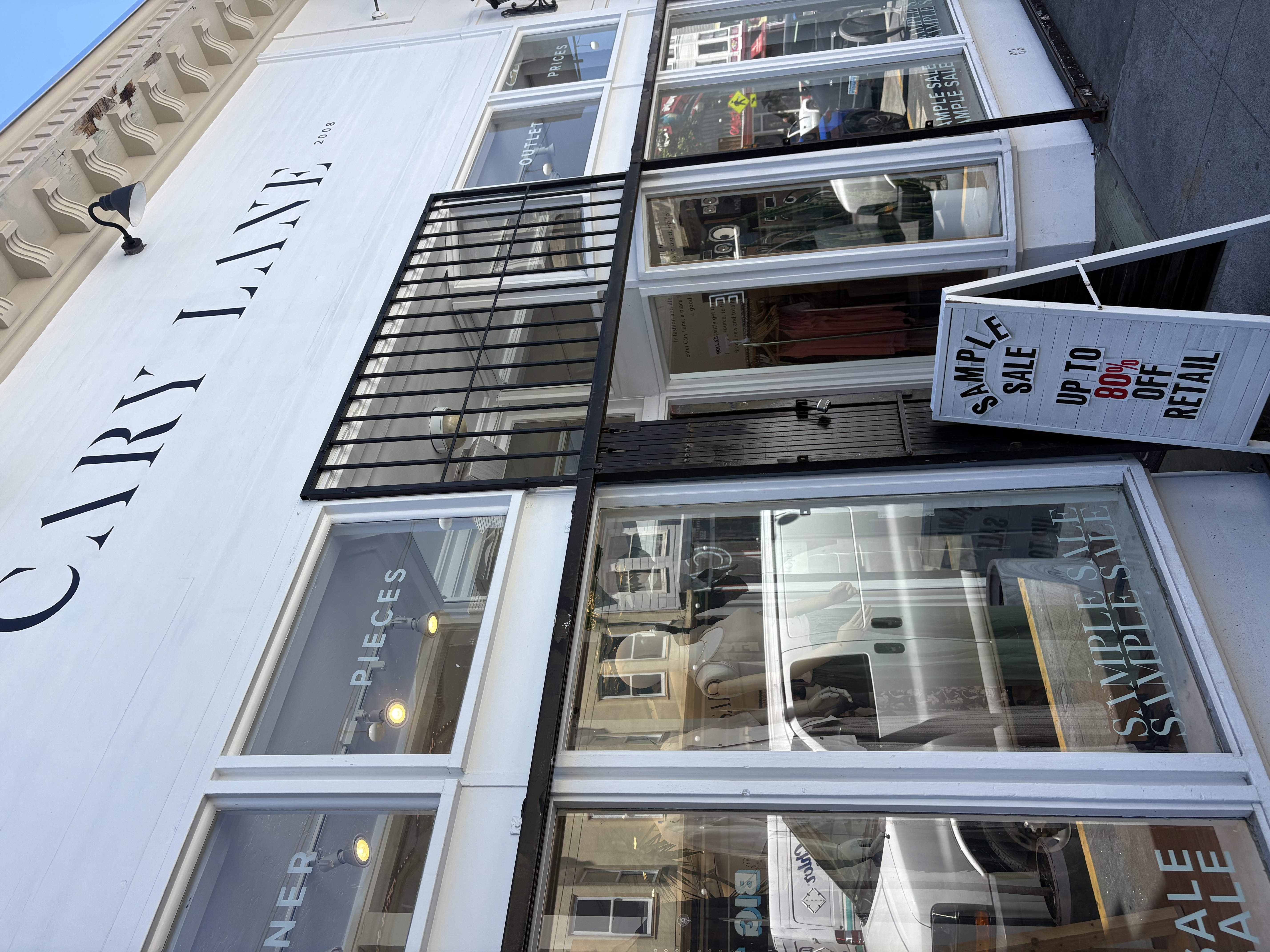 Cary Lane storefront