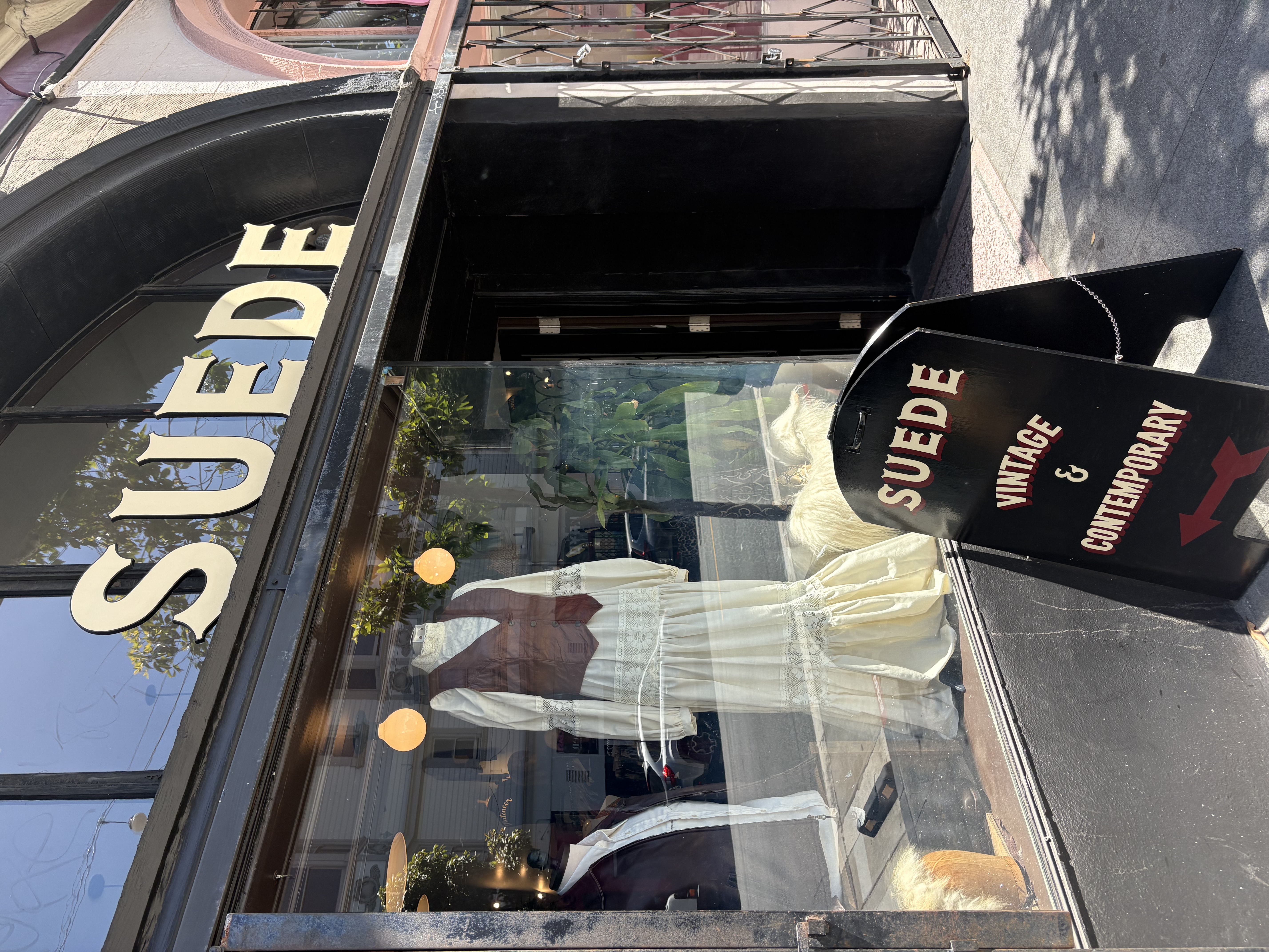 Suede storefront